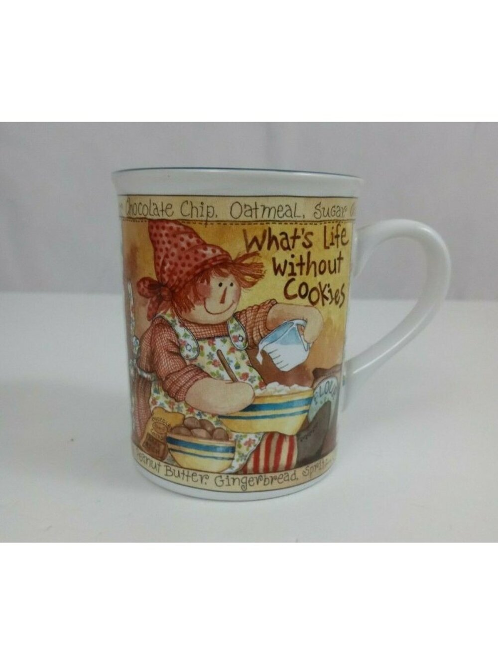 Vintage " What's Life Without Cookies" Coffee Cup By Legacy Publishing Group